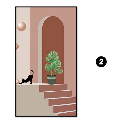Artistic Entryway Canvas Print Homeandso