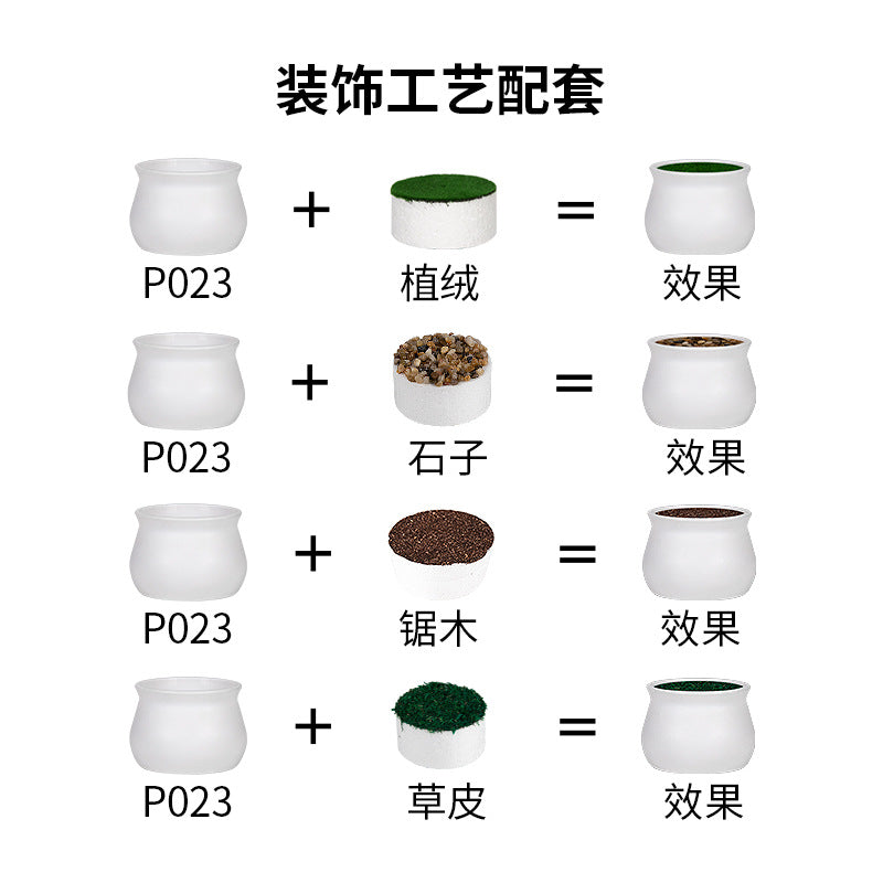 Elegant Round Ceramic Planter Homeandso