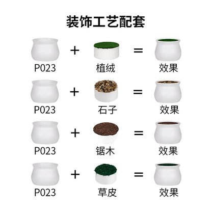 Elegant Round Ceramic Planter Homeandso
