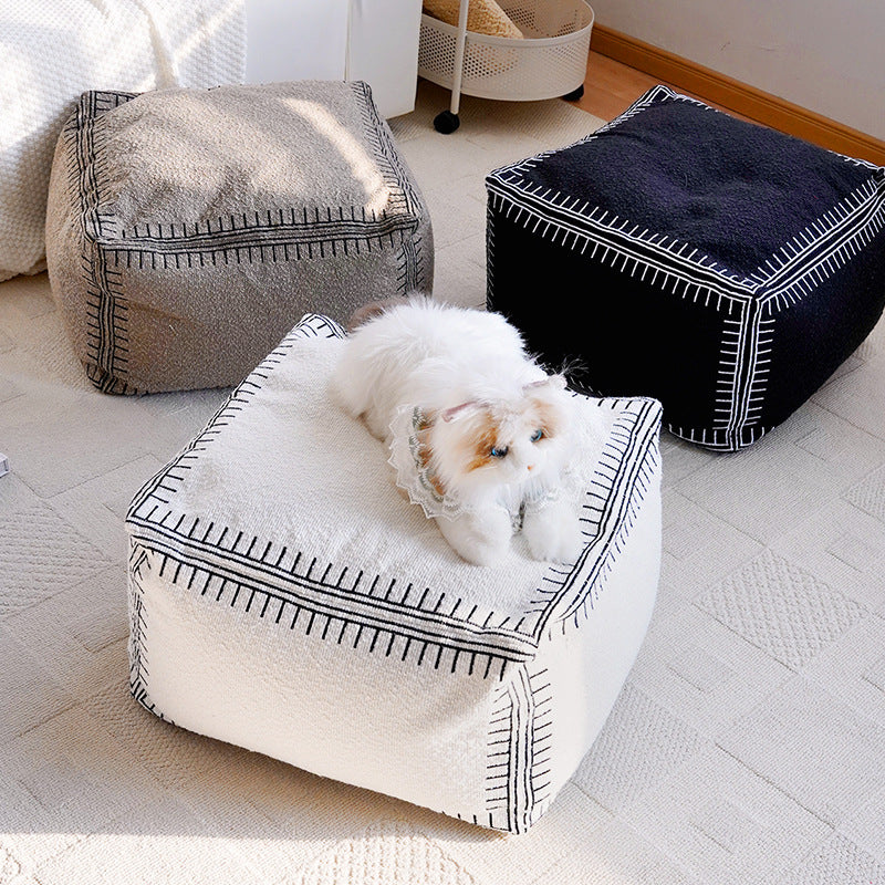 Decorative Floor Pouf for Home Interior Decor