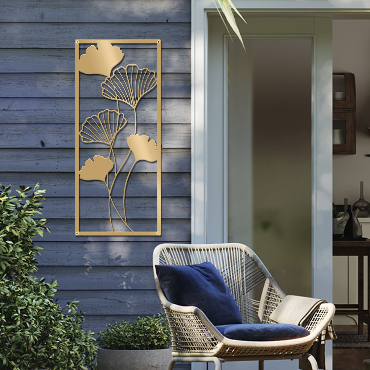 Metal Floral Wall Art Homeandso