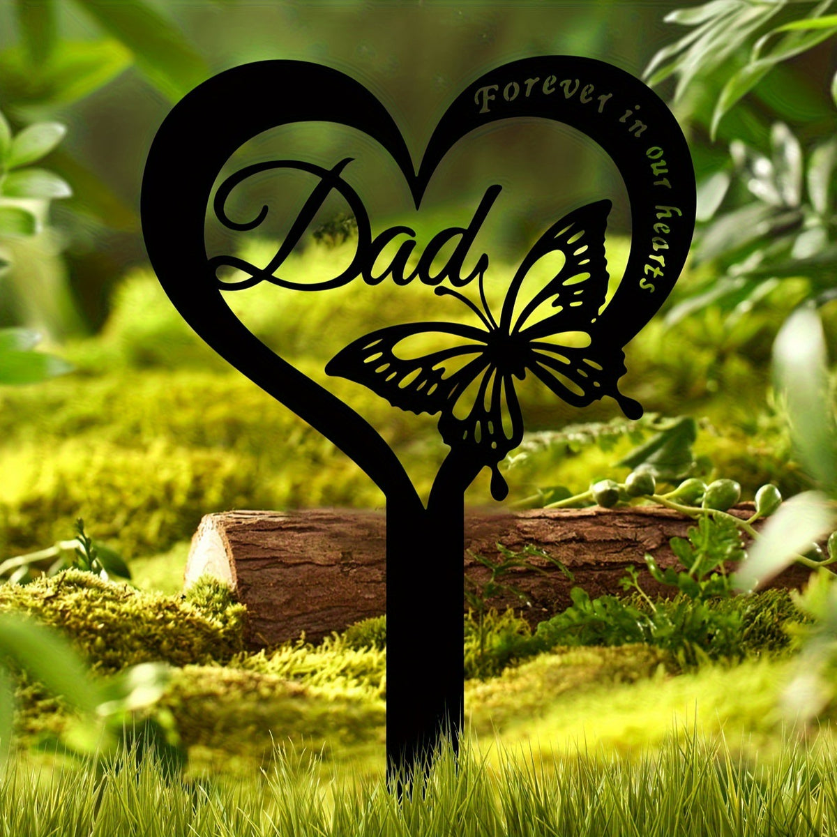 Heart-Shaped Decorative Garden Stake Homeandso
