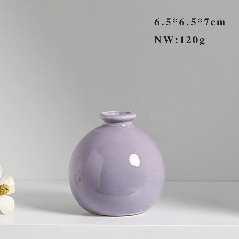 Minimalist Ceramic Decorative Vase Homeandso
