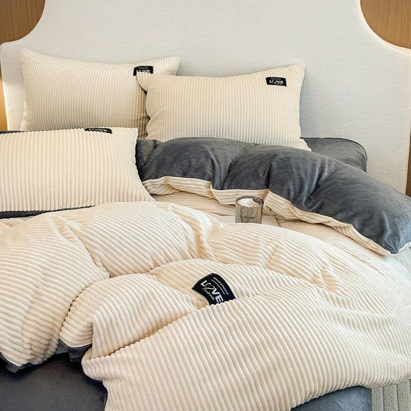 Soft Velvet Comforter Set