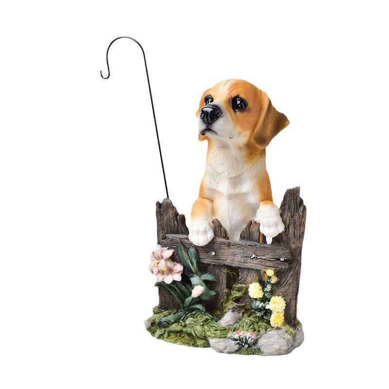 Garden Decor Dog Statue Homeandso
