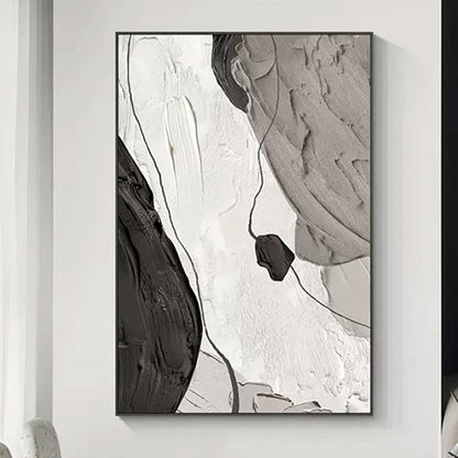 Abstract Minimalist Framed Canvas Art Homeandso