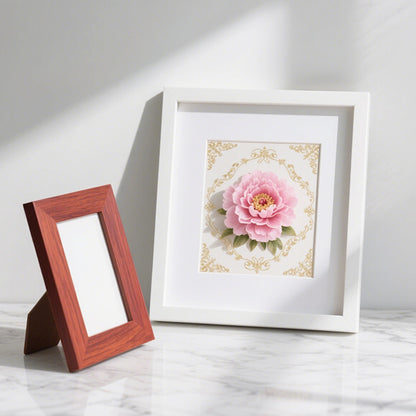 Floral Art Picture Frame