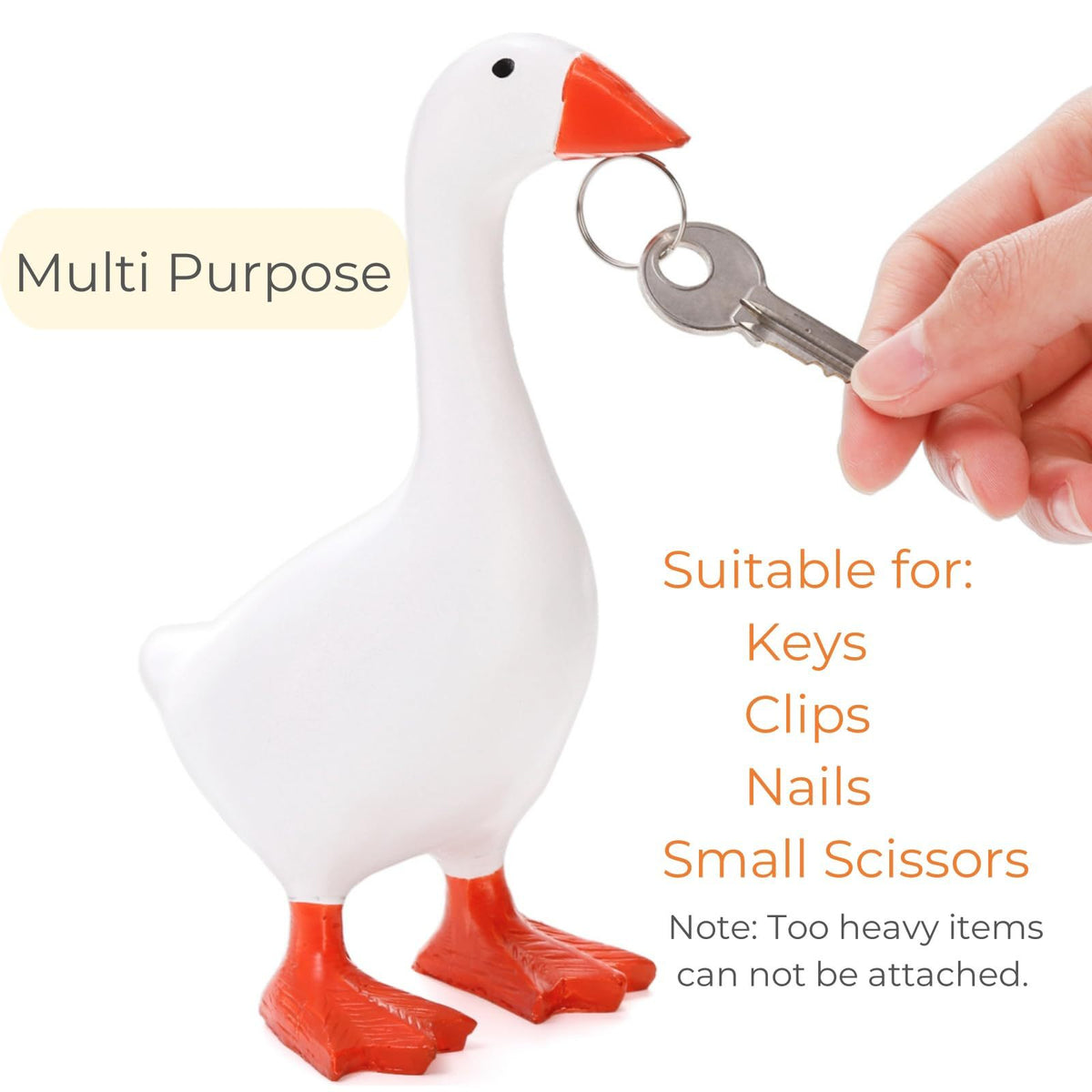 Playful Goose Figurine Homeandso