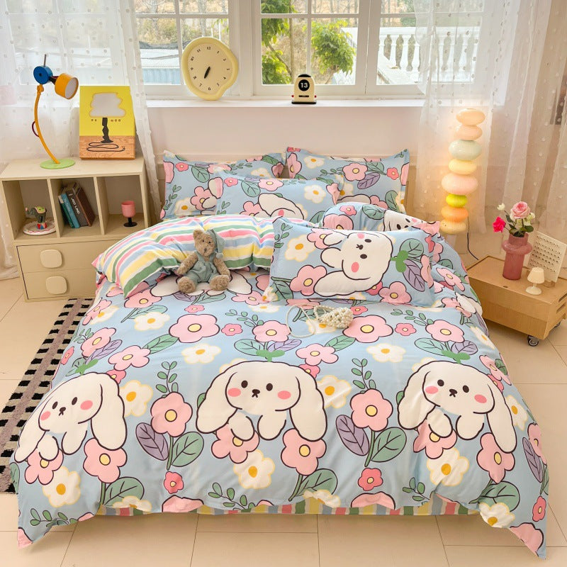 Playful Cartoon Bear Bedding Set Homeandso