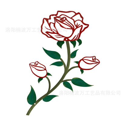 Floral Metal Wall Decoration Homeandso