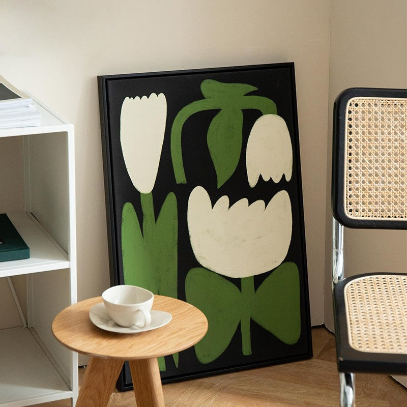 Chic Modern Floral Wall Art Homeandso
