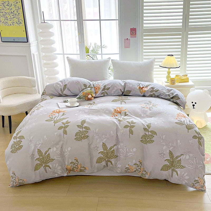 Luxury Floral Print Bedding Set