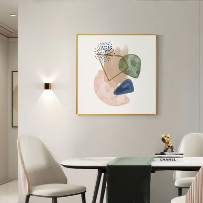 Abstract Expressionist Framed Canvas Artwork Homeandso