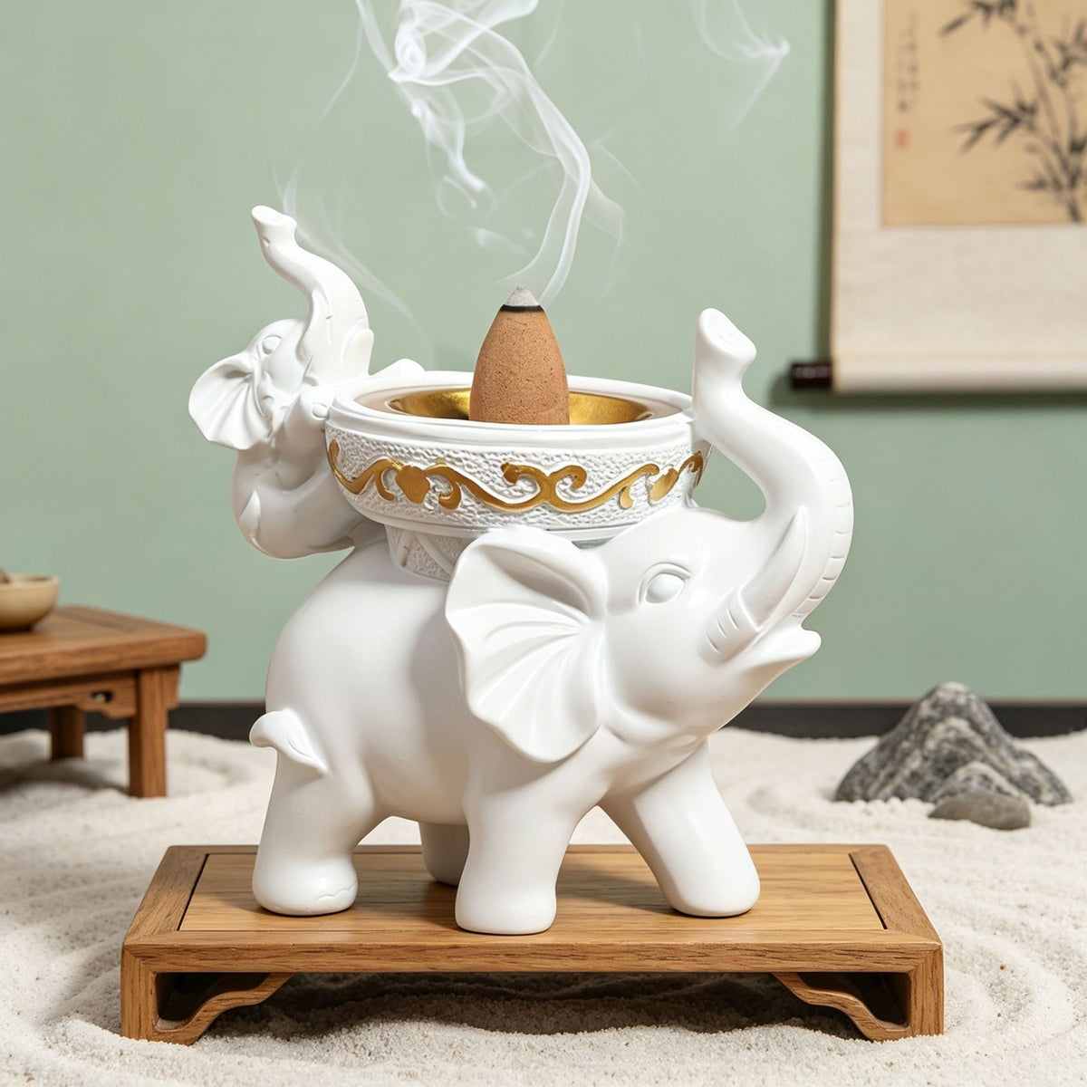 Elephant-Shaped Decorative Planter Homeandso