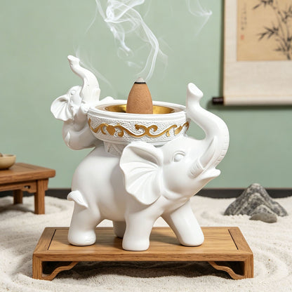 Elephant-Shaped Decorative Planter Homeandso