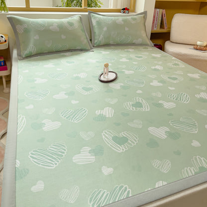 Geometric Print Soft Cotton Bedspread Homeandso