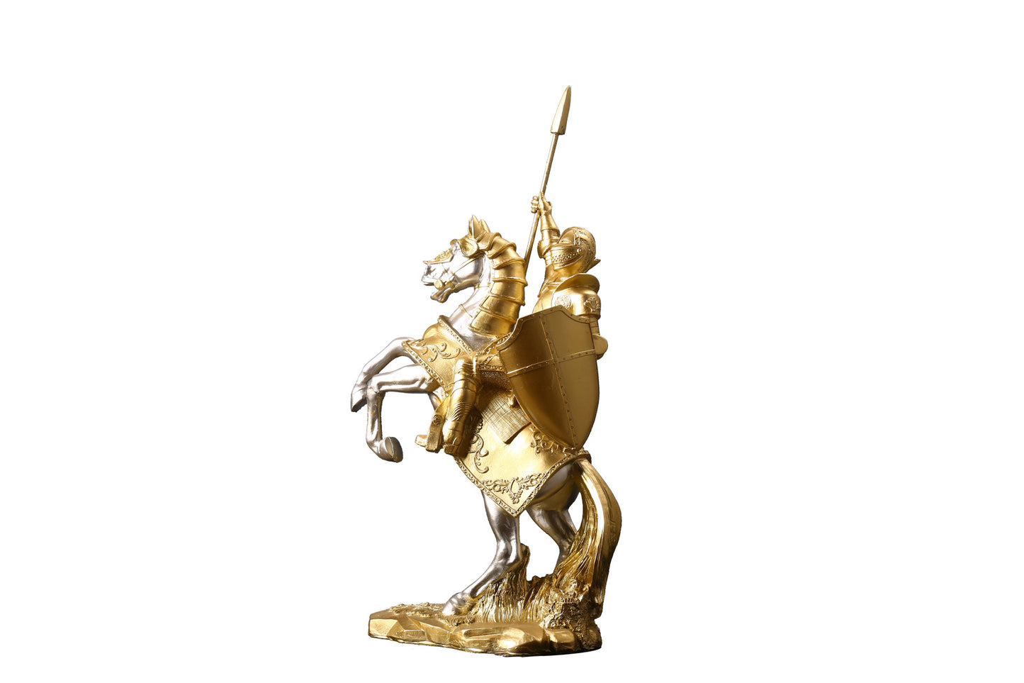 Decorative Knight on Horse Sculpture Homeandso