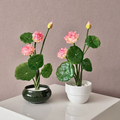 Lotus Blossom Decorative Arrangement