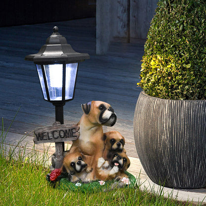 Decorative Dog Lantern Homeandso