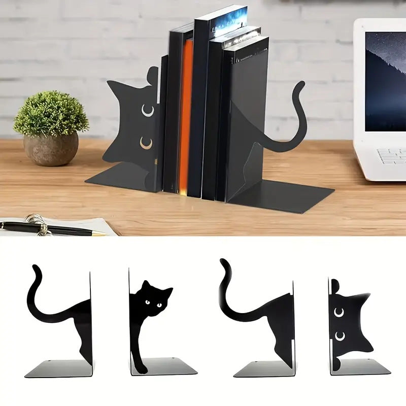 Cat-Themed Bookends Homeandso