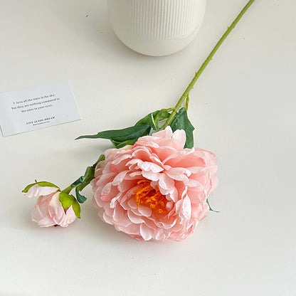 Lifelike Floral Peony Stem Arrangement