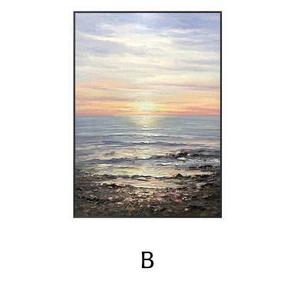 Coastal Sunrise Landscape Wall Art Homeandso