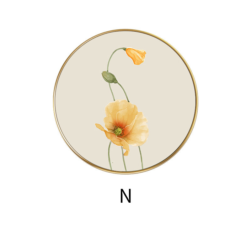 Floral Decorative Wall Plate Homeandso