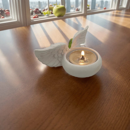Decorative Angel Wings Candle Holder Homeandso