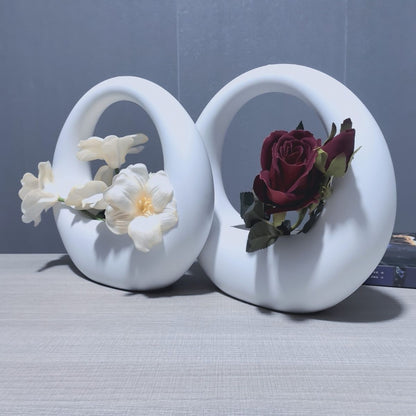 Modern Circular Decorative Planter