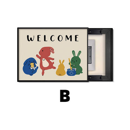 Whimsical Dog-Themed Framed Wall Art Homeandso