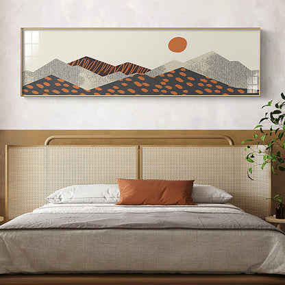 Abstract Brushstroke Framed Art Homeandso