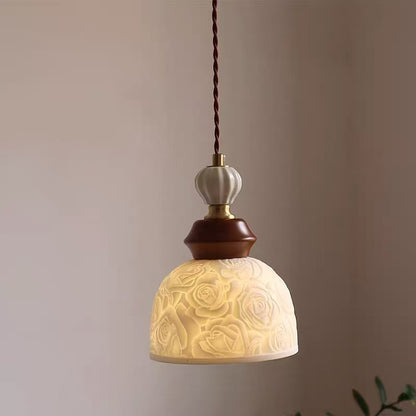 Vintage Circus-Style Pendant Lamp
