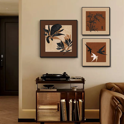 Bamboo-Inspired Framed Wall Art Homeandso