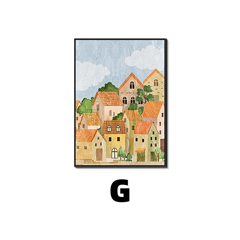 Artistic Landscape Framed Canvas Print Homeandso