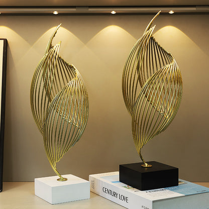 Elegant Decorative Spiral Sculpture Homeandso