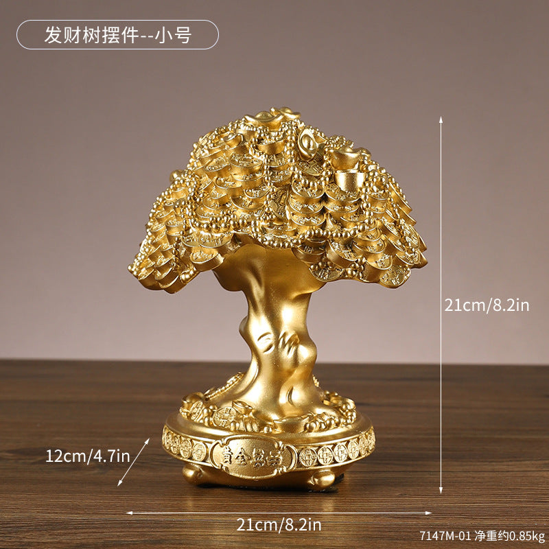 Decorative Fortune Tree Sculpture Homeandso