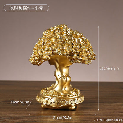 Decorative Fortune Tree Sculpture Homeandso