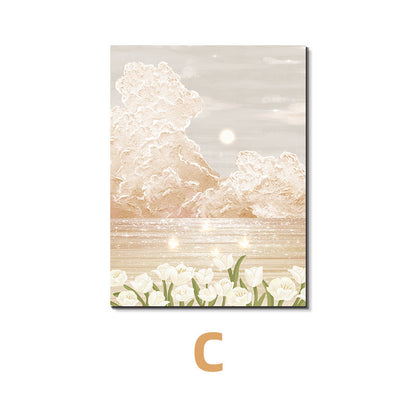 Decorative Floral Landscape Art Print Homeandso