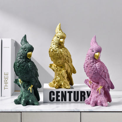 Decorative Parrot Figurine Homeandso