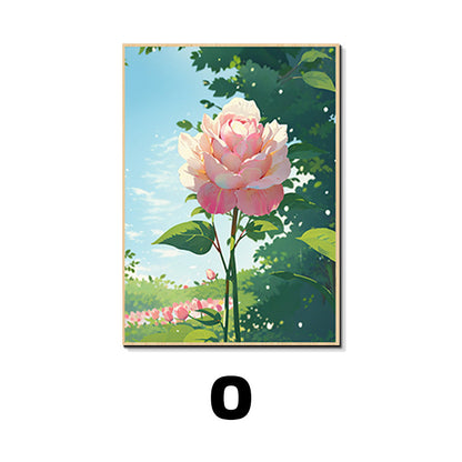 Floral Botanical Print Wall Art Homeandso