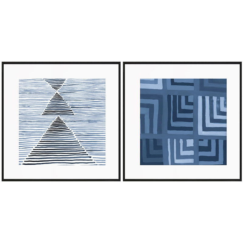 Abstract Grid Pattern Framed Art Print Homeandso