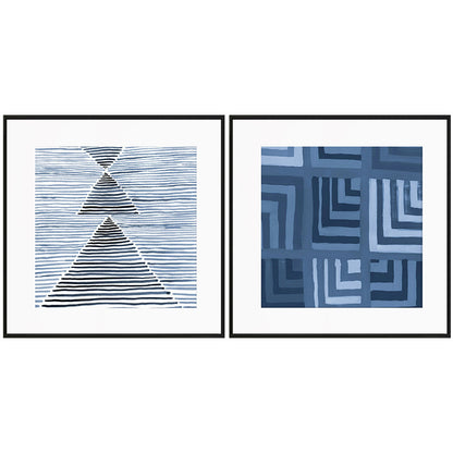 Abstract Grid Pattern Framed Art Print Homeandso