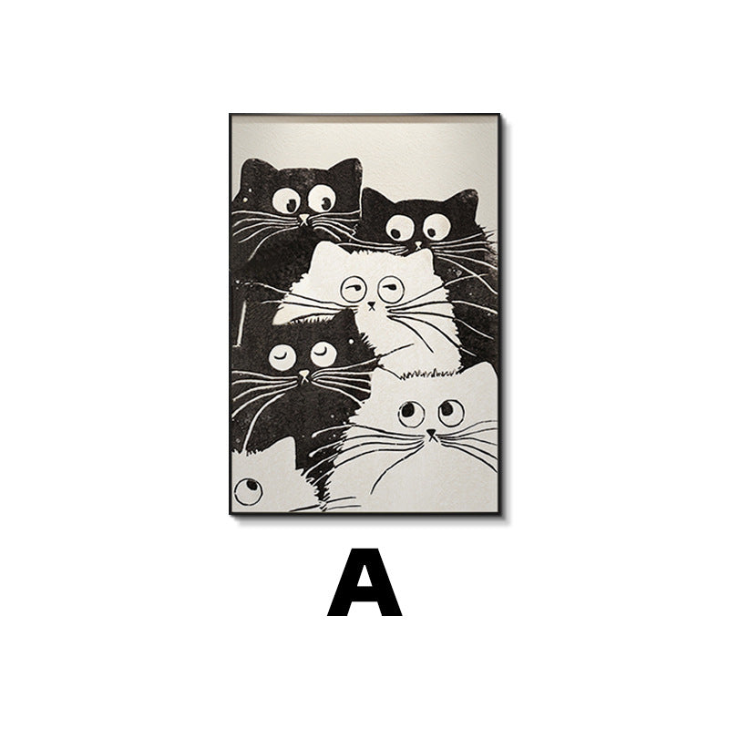 Cat-Themed Framed Wall Art Homeandso