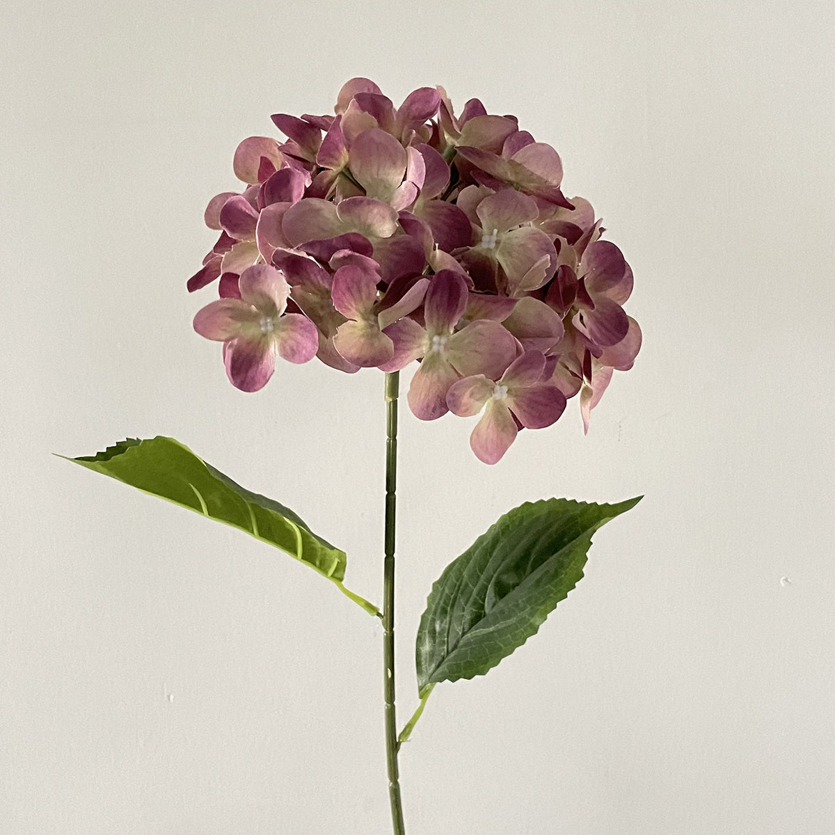 Lifelike Decorative Hydrangea Stem