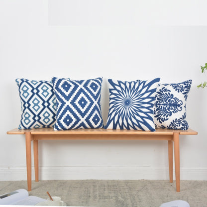 Geometric Patterned Throw Pillow