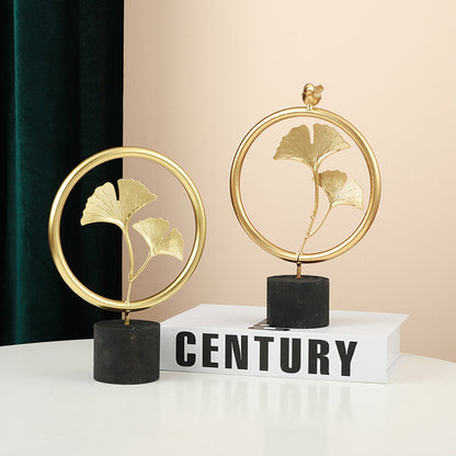 Elegant Ginkgo Leaf Sculpture Homeandso