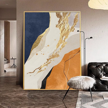 Modern Geometric Abstract Canvas Art Homeandso