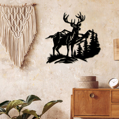 Metal Deer Wall Art Homeandso