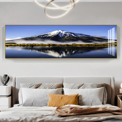 Modern Abstract Mountain Landscape Canvas Art Homeandso