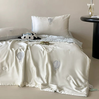 Decorative Silky Smooth Embroidered Bedding Set Homeandso
